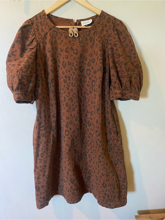 Dresses & Skirts - Leopard Print Puff Sleeve Dress - BUNDLE
